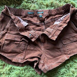 Whimsy bohemian twee brown shorts